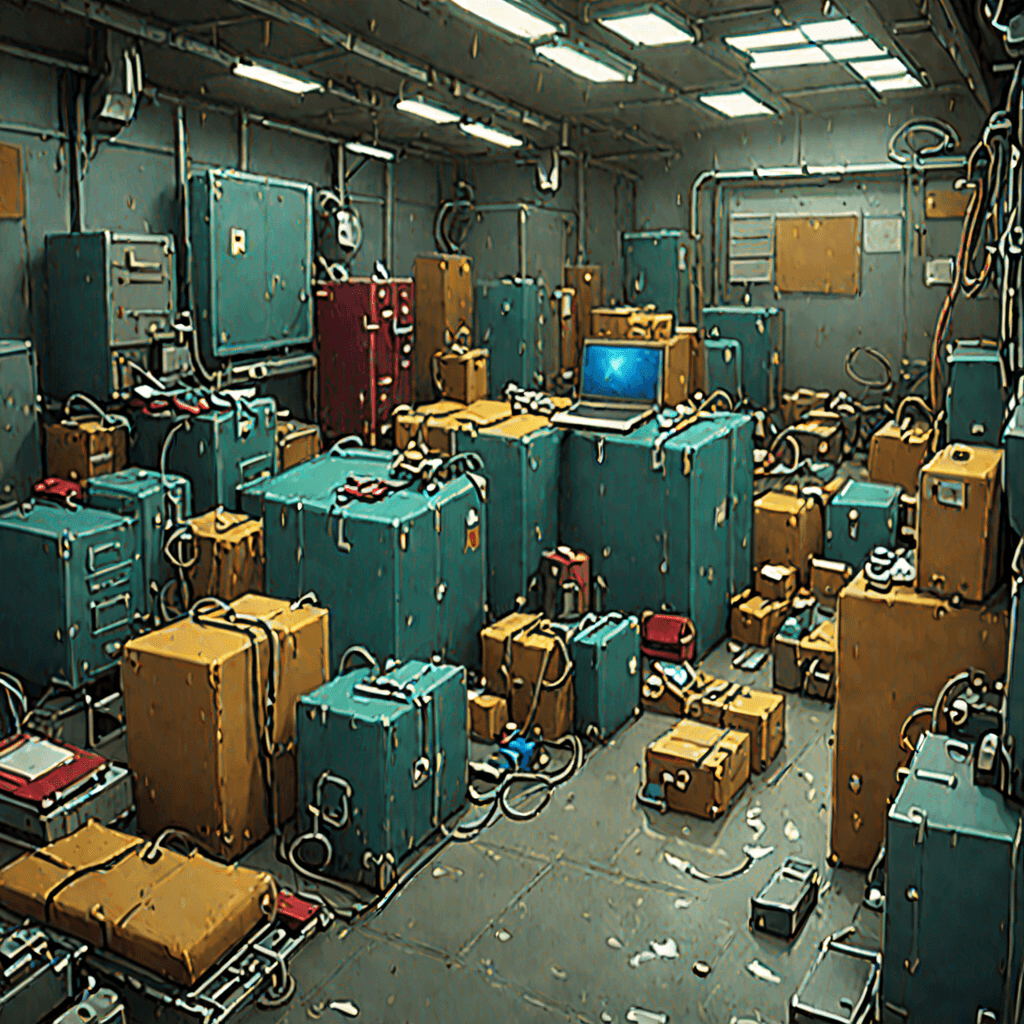 Logistics & Supply fictionalized material study generated on the Mac Studio